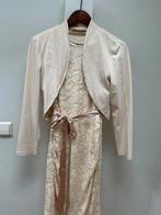 Crème Kant Positiejurk met Bolero, Maat 38/40 (M), Beige, Ophalen of Verzenden, Zo goed als nieuw