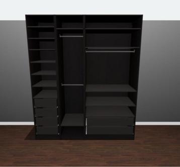 Ikea Pax kast met Farvik schuifdeuren wit - afbeelding 8