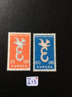 Italie postzegels 1958 pfr M 1016/17, Ophalen of Verzenden, Postfris