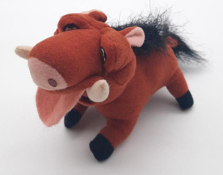 Lion King Disney Pumbaa knuffel promotie uitgave BVHE, Verzamelen, Disney, Zo goed als nieuw, Knuffel, Leeuwenkoning of Jungle Boek