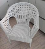 IKEA FINNTORP / UPVIK witte rieten rotan stoel, Ophalen, Wit, Riet of Rotan, Eén