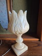 Jaren 70 albast lamp, Ophalen of Verzenden