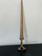 Oude koperen brievenopener 22 cm, Antiek en Kunst, Curiosa en Brocante, Ophalen of Verzenden