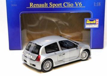 Renault Clio Sport V6 2001 Gris Argent Iceberg Revell NIEUW beschikbaar voor biedingen