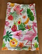 Dekbedovertrek ledikant flamingo 100x135cm, Ophalen of Verzenden, Zo goed als nieuw, Tweepersoons, Dekbedovertrek