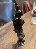 Bronzen beeldje clown, Ophalen of Verzenden, Brons