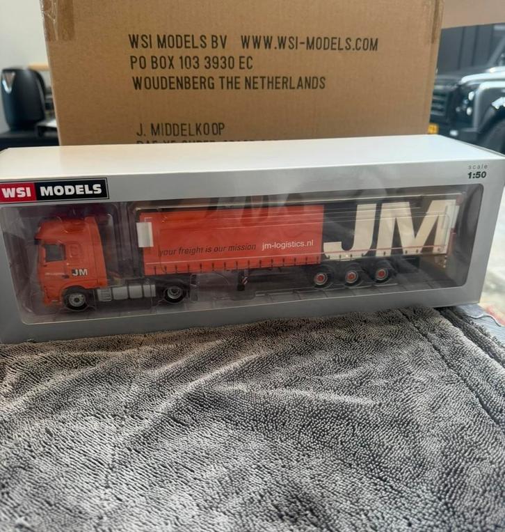 WSI Models JM Logistics Truck 1:50, Hobby en Vrije tijd, Modelauto's | 1:50, Nieuw, Bus of Vrachtwagen, Wsi, Ophalen of Verzenden