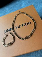 Set van ketting en armband in stainless steel, Ophalen of Verzenden, Nieuw, Goud