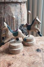Houten paardjes (Handmade), Huis en Inrichting, Woonaccessoires | Overige, Ophalen of Verzenden, Zo goed als nieuw