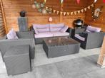 Complete Bellagio loungeset 5 persoons!!(Wicker), 5 zitplaatsen, Gebruikt, Bank, Ophalen of Verzenden