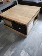 Salontafel industrieel, Huis en Inrichting, Tafels | Salontafels, Ophalen, 50 tot 100 cm, Zo goed als nieuw, Minder dan 50 cm