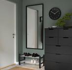 Zwarte IKEA NISSEDAL spiegel 65x150 cm, Ophalen, 100 tot 150 cm, Zo goed als nieuw, Rechthoekig
