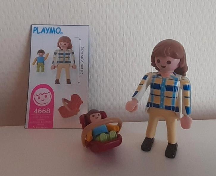 Te koop: Playmobil 4668 Moeder met baby. (Set 64), Kinderen en Baby's, Speelgoed | Playmobil, Zo goed als nieuw, Complete set
