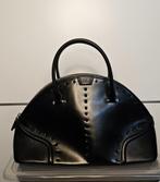 Roberto Cavalli Class Bowlingtas - Zwart Leer met Studs, Verzenden, Zo goed als nieuw, Zwart, Handtas