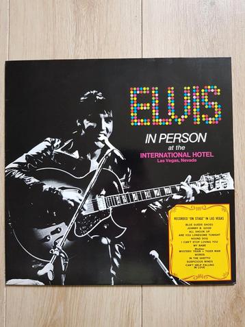 Elvis - In person at International hotel live lp vinyl rock  beschikbaar voor biedingen