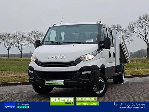 IVECO DAILY 35C14 dub.cab kipper ac!, Auto's, Bestelauto's, Bedrijf, Te koop, ABS, Airconditioning, Cruise Control, Elektrische buitenspiegels