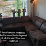 !!!Gratis!!!Hoekbank Microleder met Verstelbare Hoofdsteunen, Huis en Inrichting, Banken | Bankstellen, Gebruikt, 100 tot 125 cm