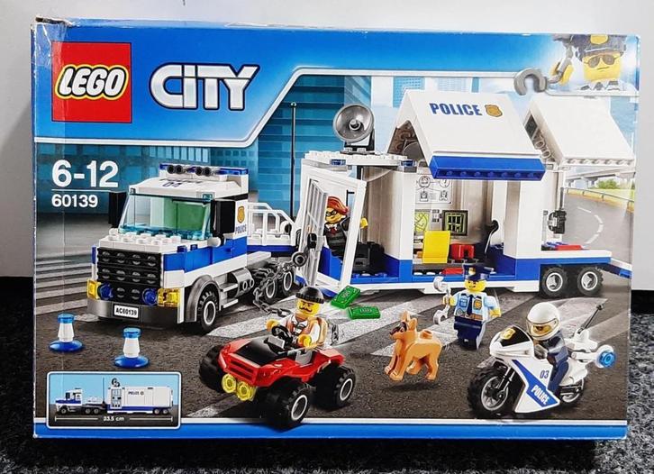 Lego 60139 - Mobiele commando centrale, Kinderen en Baby's, Speelgoed | Duplo en Lego, Zo goed als nieuw, Lego, Complete set, Ophalen of Verzenden