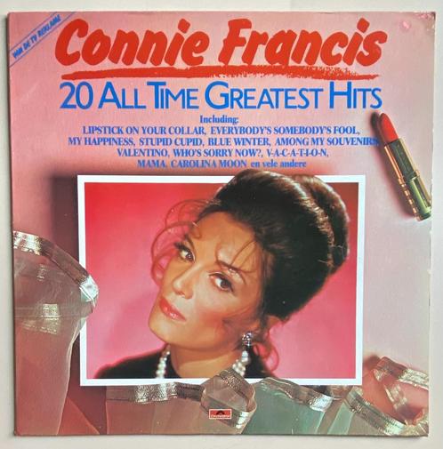 Connie Francis - 20 All Time Greatest Hits lp, Cd's en Dvd's, Vinyl | Pop, Zo goed als nieuw, 1960 tot 1980, 12 inch, Ophalen of Verzenden