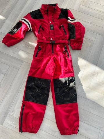 Rood met zwart Etirel wintersportpak maat 164 1x op vakantie beschikbaar voor biedingen