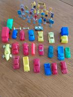 Te koop verzameling oude plastic auto's verkeersborden, Antiek en Kunst, Ophalen