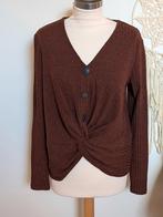 Bruine Noisy May Top - Maat S, Bruin, Ophalen of Verzenden, Zo goed als nieuw, Maat 36 (S)
