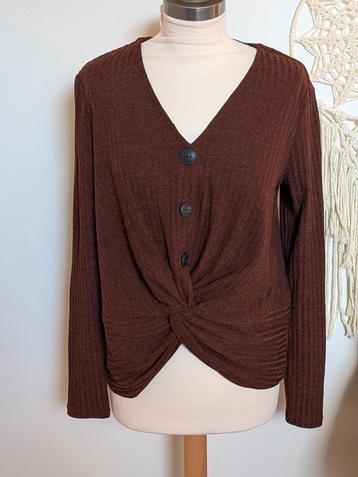 Bruine Noisy May Top - Maat S beschikbaar voor biedingen