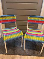Vrolijke kinderstoeltjes - set van 4!, Ophalen, Kunststof, Gebruikt, Overige kleuren