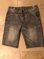 Grijze jongens korte spijkerbroek / jeans maat 158, Ophalen, Gebruikt, Jongen, Broek