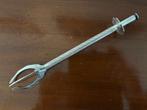 Vintage verzilverde klontjestang. The Crab., Ophalen of Verzenden