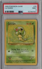 Caterpie Psa 9 Base set unlimited, Ophalen of Verzenden, Zo goed als nieuw, Losse kaart
