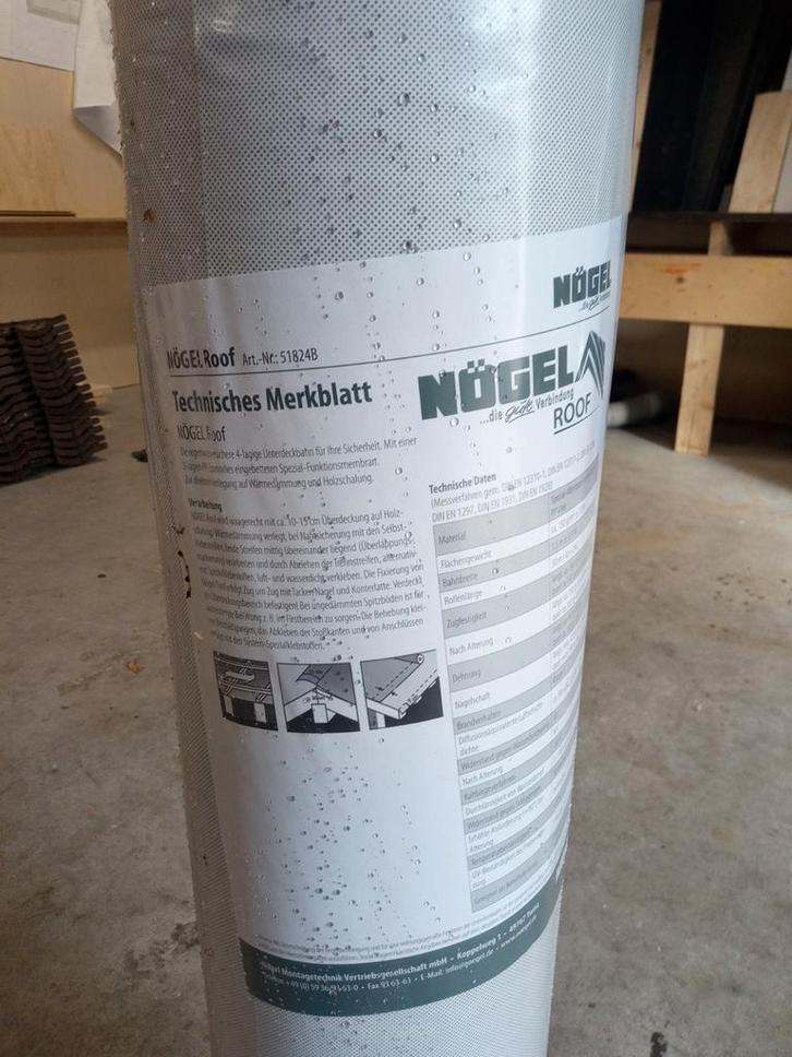 SUPER SCHERPE DEAL dampopen folie spinvlies 150gr/m2

ABSOLU, Doe-het-zelf en Verbouw, Dakpannen en Dakbedekking, Nieuw, Dakleer