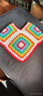 Handgemaakte Kleurige Poncho - Nieuw, Ophalen of Verzenden, Nieuw, Handgemaakt, Jongen of Meisje