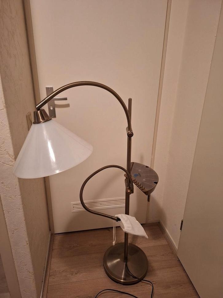 Staande Daylight lamp, daglichtlamp, met loupe, Huis en Inrichting, Lampen | Vloerlampen, Zo goed als nieuw, 150 tot 200 cm, Ophalen
