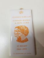 tegeltje beatrix en claus, Ophalen of Verzenden, 'T Olde Gre-j, Info@toldegrej.nl, Endepoelstraat 20f Didam