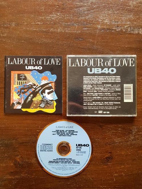 UB40 - Labour of love cd reggae dub synth electronic pop, Cd's en Dvd's, Cd's | Pop, Gebruikt, 1980 tot 2000, Ophalen of Verzenden