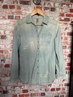 G-star licht blauwe spijkerblouse blouse maat small 36, Blauw, Ophalen of Verzenden, Zo goed als nieuw, Maat 36 (S)