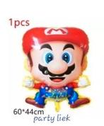 MARIO  7 delige set ballonnen nr M68F, Ophalen of Verzenden, Nieuw, Versiering, Verjaardag
