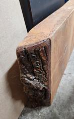 Massief houten blad met schors, Doe-het-zelf en Verbouw, 25 tot 50 mm, Eiken, Ophalen of Verzenden, Plank