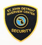 Embleem - Patch US St John Detroit Security, Ophalen of Verzenden, Marechaussee, Amerika, Embleem of Badge