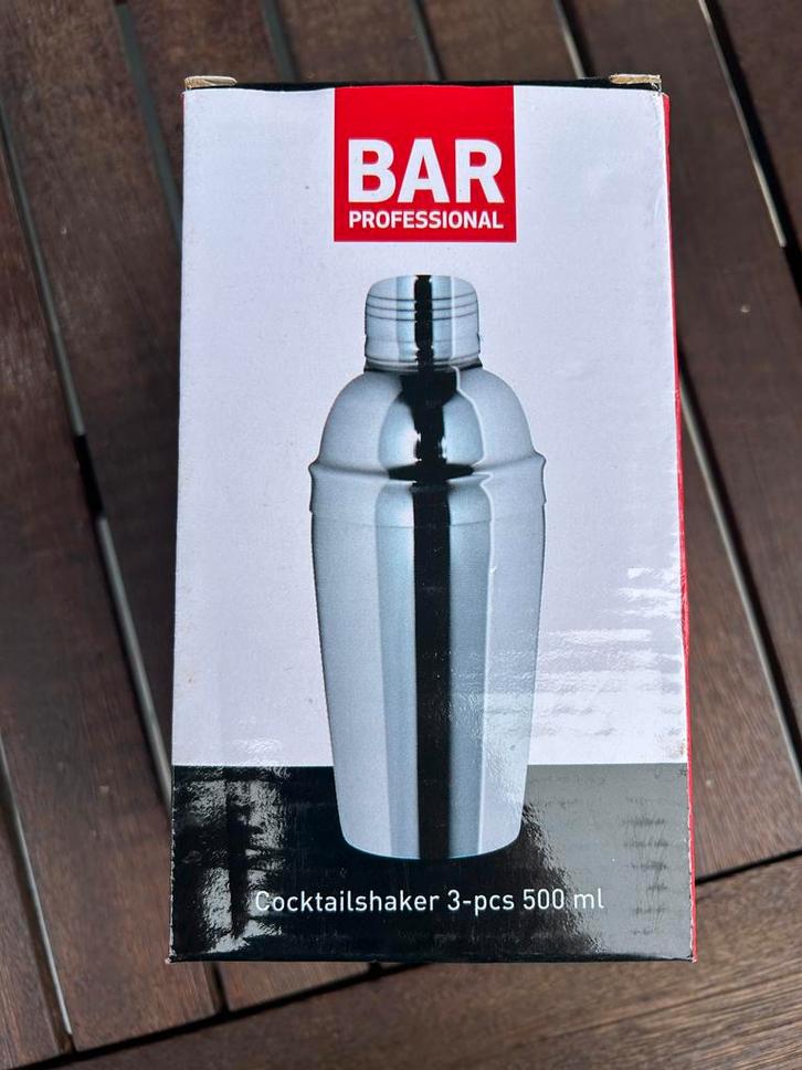 Cocktailshaker – nieuw in verpakking, Witgoed en Apparatuur, Thuistaps, Zo goed als nieuw, Overige merken, Ophalen of Verzenden