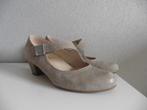 Gabor pump met bandje beige/zilver maat 5,5  (38,5) wijdte H, Beige, Ophalen of Verzenden, Gabor, Zo goed als nieuw