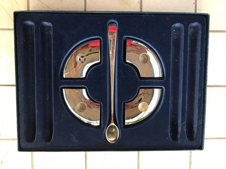 Koninklijke Begeer ronde verzilverde kandelaars., Huis en Inrichting, Woonaccessoires | Kandelaars en Kaarsen, Zo goed als nieuw