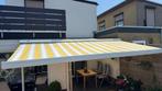Terraszonwering, Tuin en Terras, Zonneschermen, Ophalen, Gebruikt, 450 cm of meer, Elektrisch