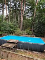 Intex zwembad 7.32-3.66-1.32, Tuin en Terras, Gebruikt, 300 cm of meer, Rechthoekig, Ophalen