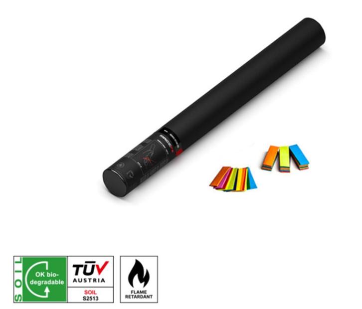 MagicFX Handheld Multicolor Confettishooter Confetti 50 CM, Muziek en Instrumenten, Licht en Laser, Nieuw, Overige typen, Kleur