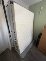 IKEA Slattum Bed 140x200 + Pocketvering Matras, Gebruikt, Tweepersoons, 200 cm, 140 cm