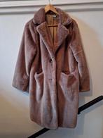 Mooie fake fur coat maat L/XL, Ophalen of Verzenden, Zo goed als nieuw, Maat 46/48 (XL) of groter, Zwart