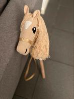 Prachtig beige hobbyhorse stokpaard. Halster, touw en stok!, Ophalen of Verzenden, Nieuw, Paard