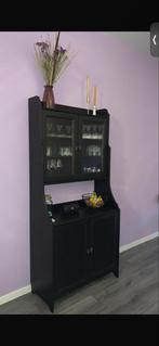 Zwarte buffetkast, Antiek en Kunst, Antiek | Meubels | Kasten, Ophalen of Verzenden